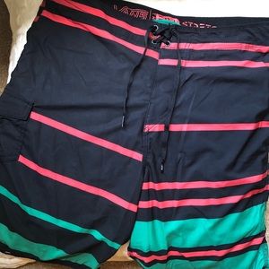 Two pairs of Vans Board Shorts/Swim Trunks sz 36